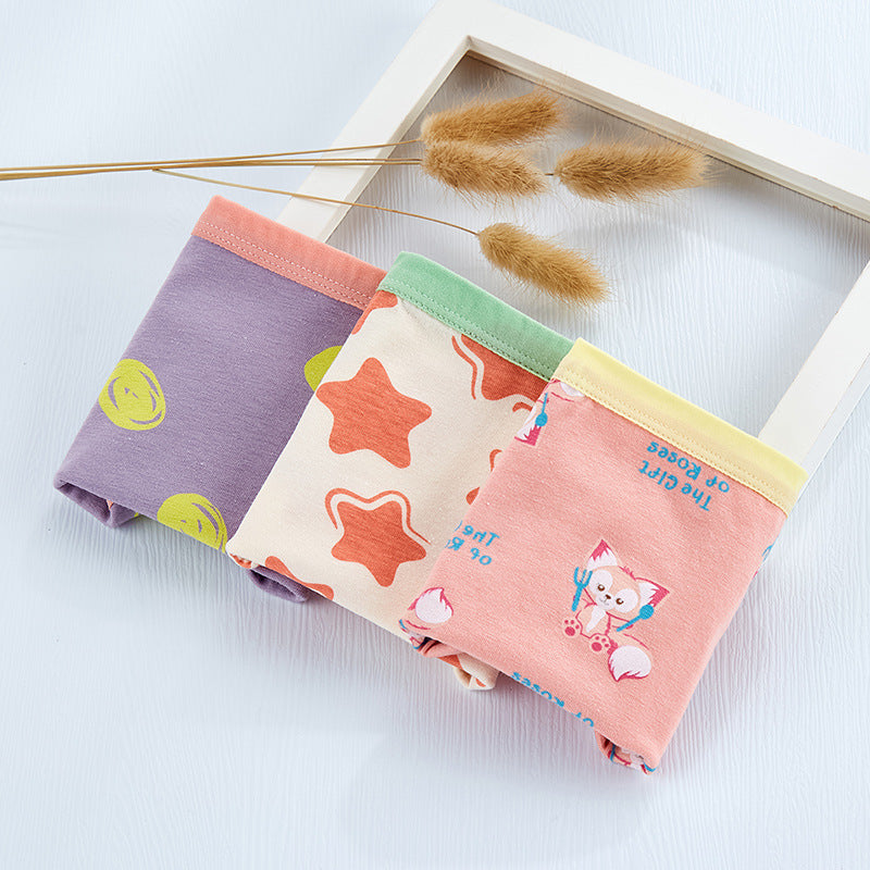 Cute Cotton Boxer Briefs for Kids 1-8 Years Old