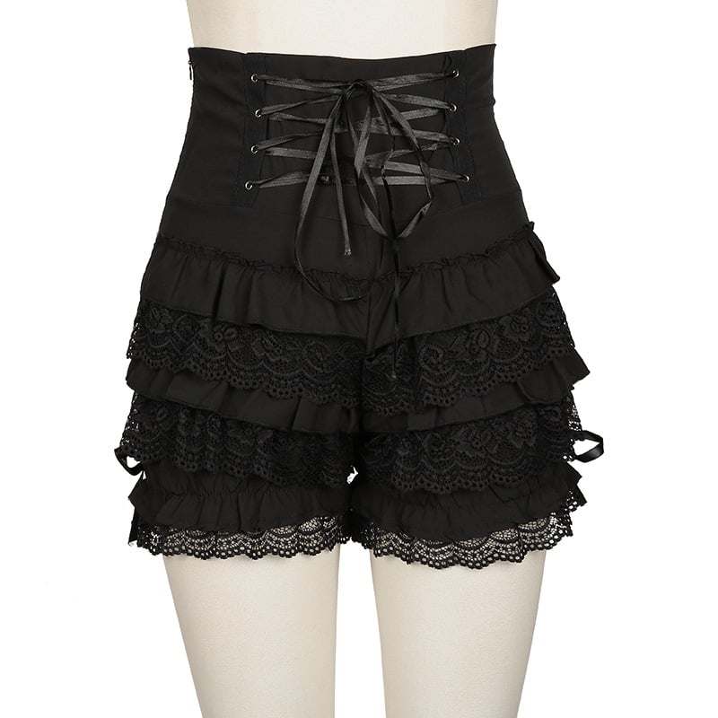 Lace High Waist Sexy Shorts
