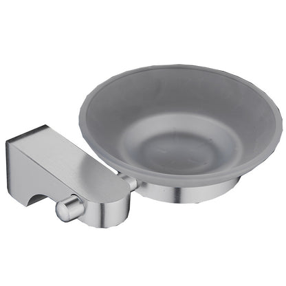 Aluminum Bathroom Accessory Set with Towel Rack and Hooks