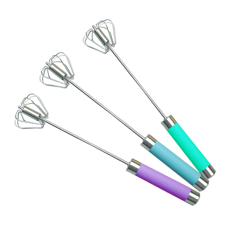 Stainless Steel Creative Semi-Automatic Egg Beater