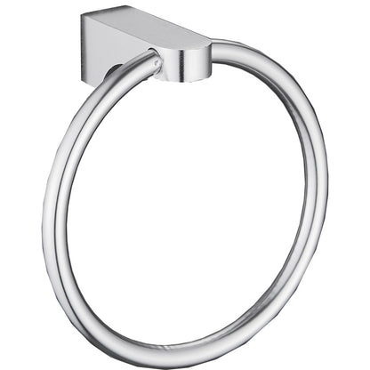 Aluminum Bathroom Accessory Set with Towel Rack and Hooks