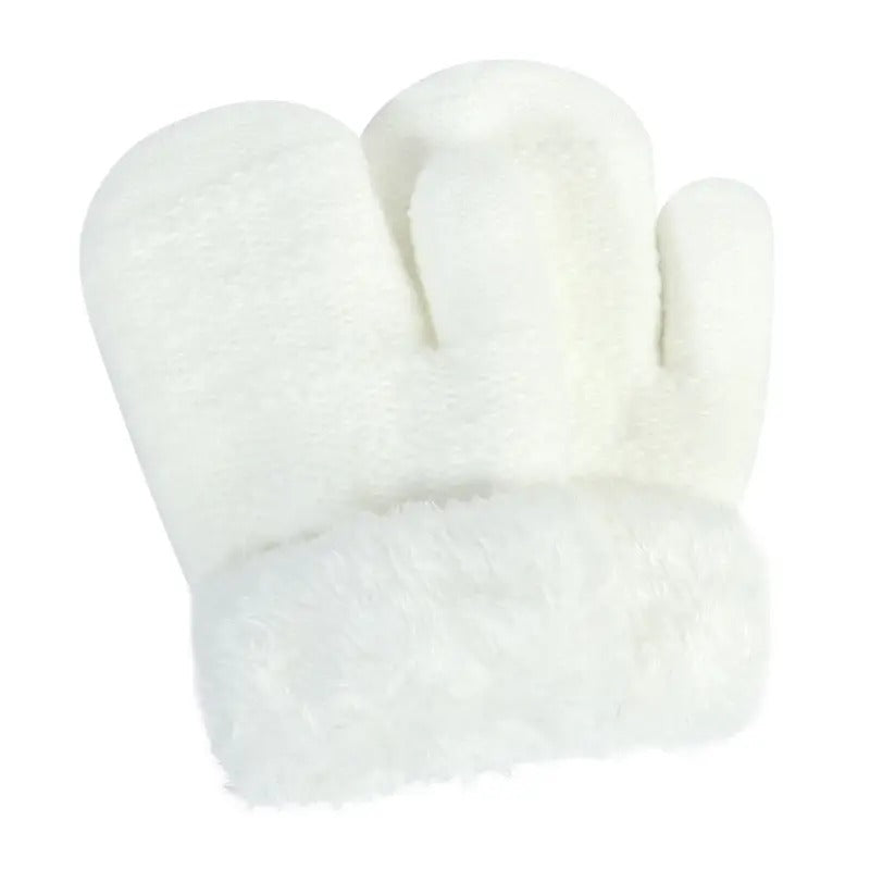 Winter Woolen Knitted Gloves for Men, Women, and Kids